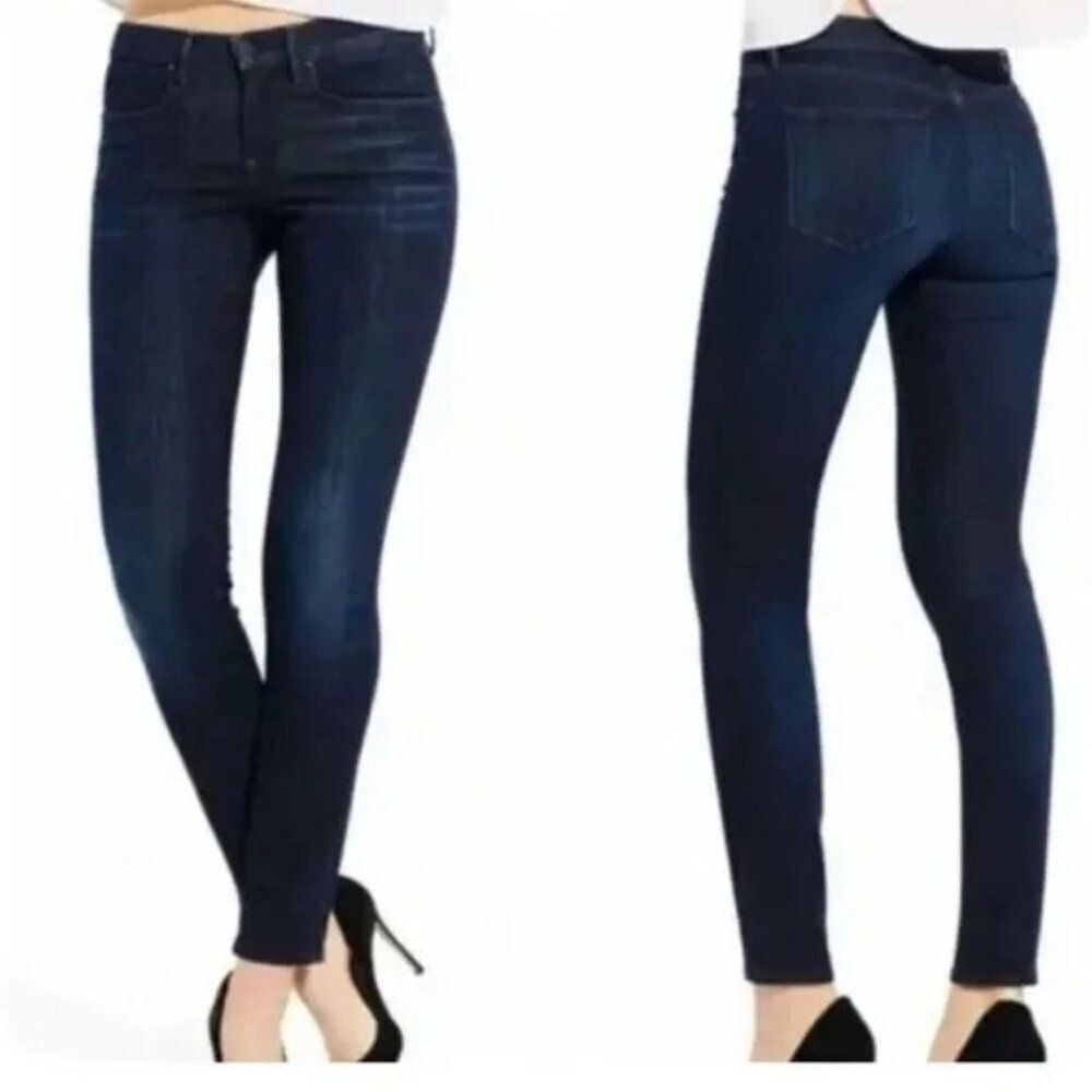 AYR Dark Wash The Chiller High‎ Rise Skinny Jeans